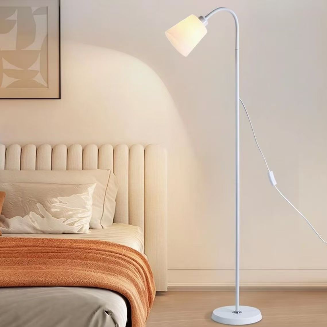 Lampe de sol de protection des yeux de style nordique