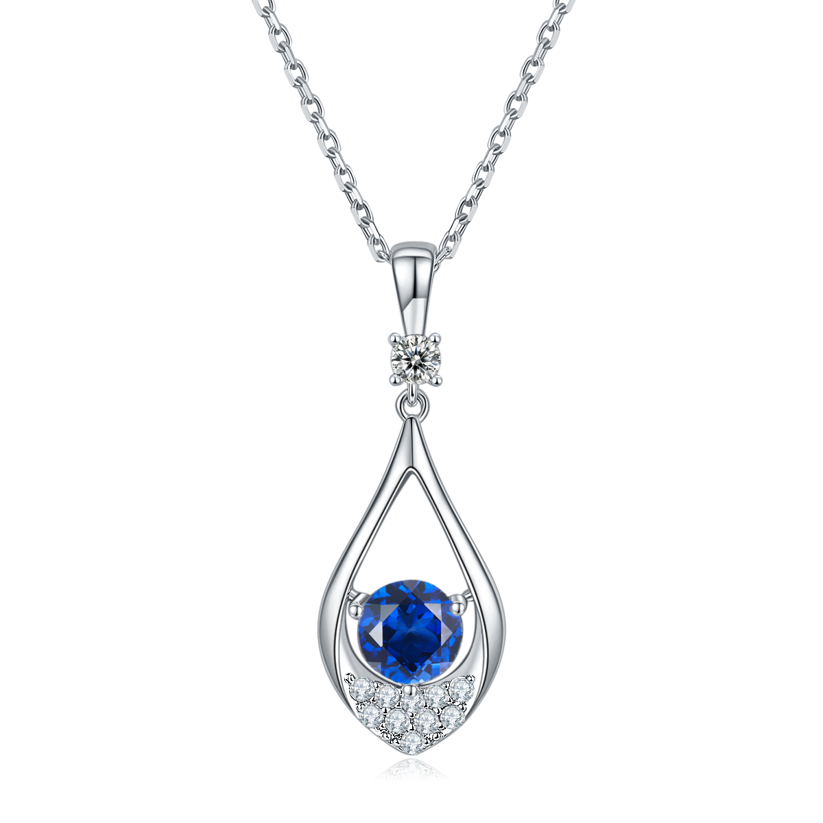 S925 Collier en acier inoxydable