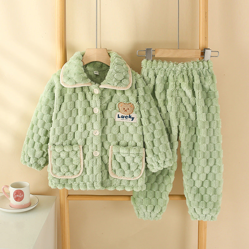Maison de pyjama d'automne pour enfants