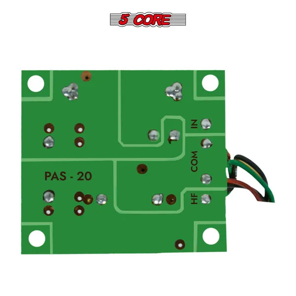 5 CORE 1 Voie Passive Cross Over Network Diviseur de fréquence Polyester métallisé -