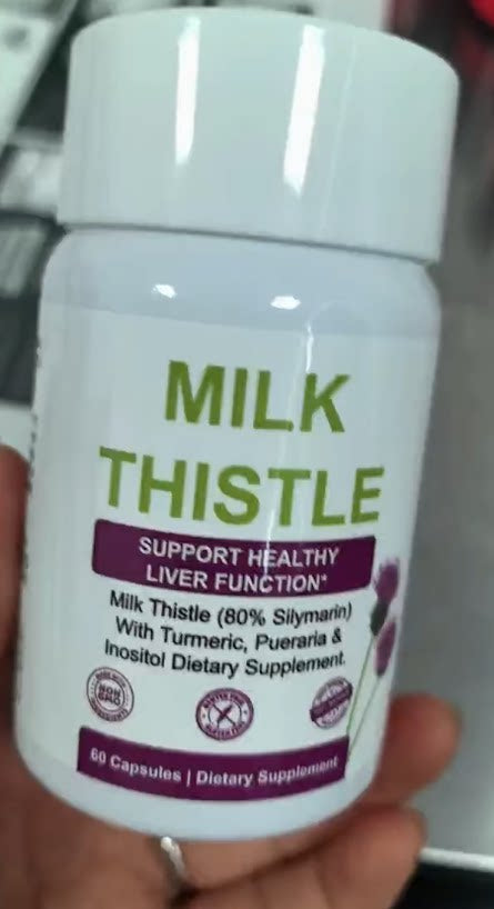 Capsules de chardon de lait avec extrait de Waterwort