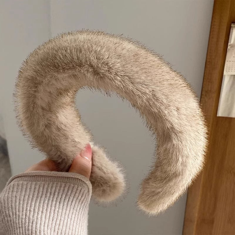 Maillard Fluffy bande de cheveux de haute qualité coiffure visage lavage fixateur cheveux large-brimmed haute Skul