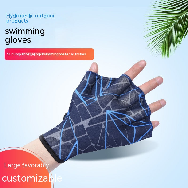 Équipement submersible extérieur Pieds de canard Webbed Gants de natation