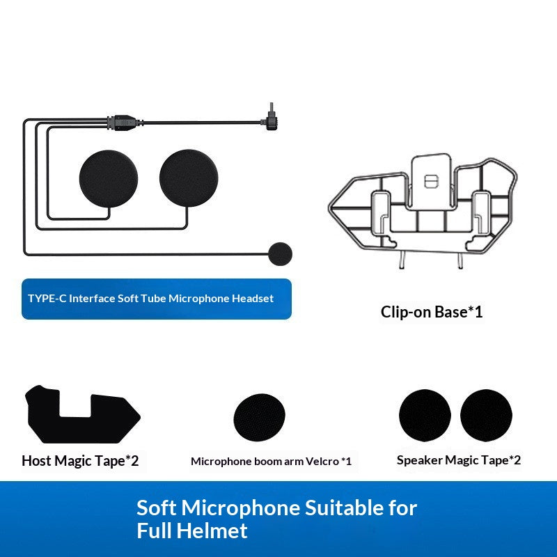 Microphone deux en un pour casque Bluetooth