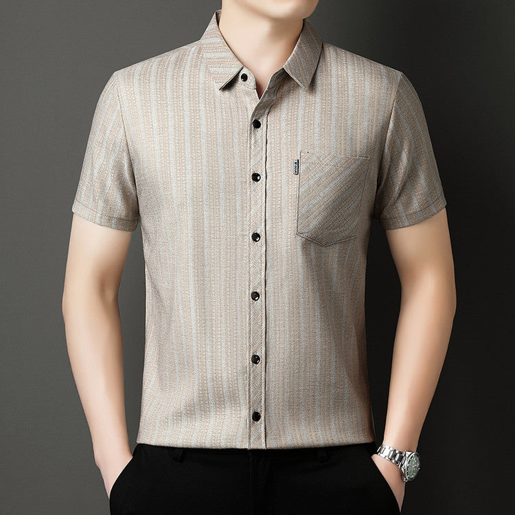 Chemise à manches courtes à manches courtes pour hommes