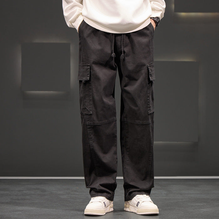 En automne et en hiver, les pantalons de fret surdimensionnés
