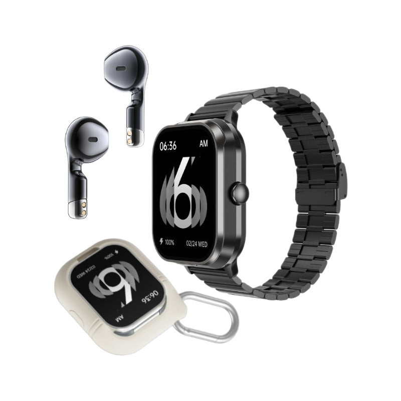 D8pro Smart Watch Casque Tws Deux-en-un Surveillance de la santé