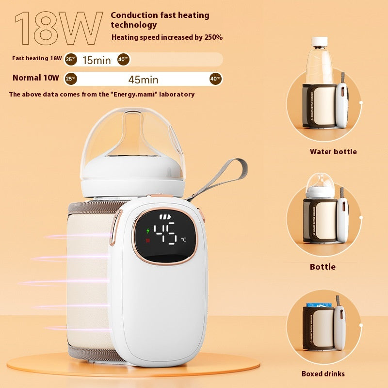 Température constante Alimentation Couverture de bouteille lait chaud lait de nuit Artifact sortir Portable Un