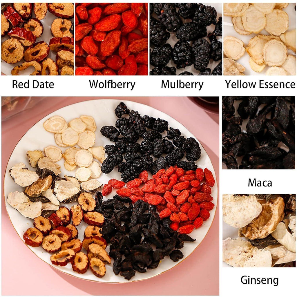 25bags Thé Rein Formule Ginseng Cinq Trésor TeaCombination Thé parfumé Huit Trésor