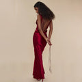 Vêtements pour femmes Banquet Style Soirée Dentelle Robe longue