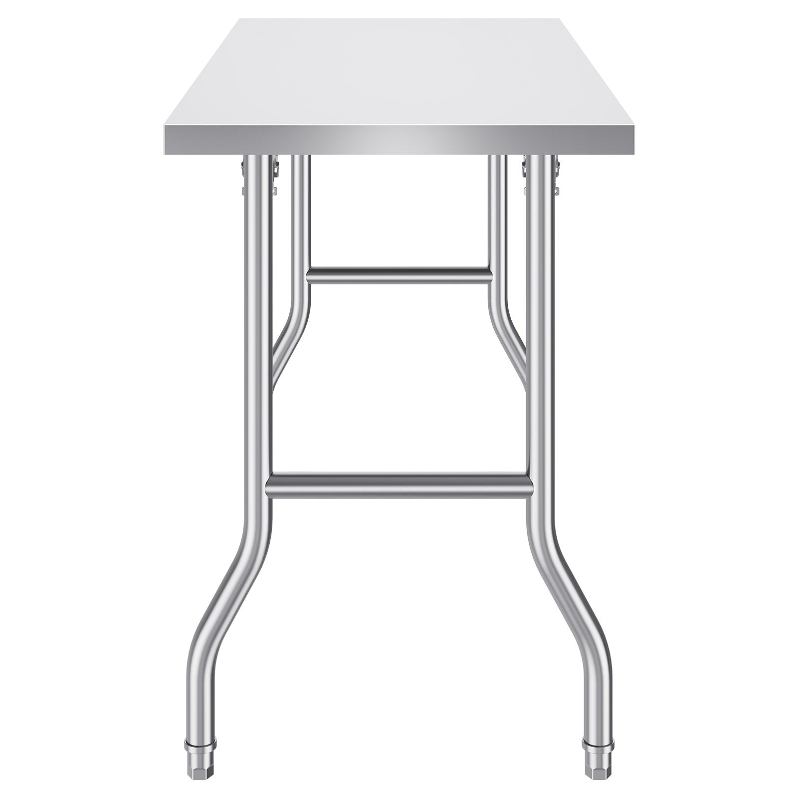 VEVOR Poste de travail commercial 48 X 24 pouces Table de préparation commerciale pliante