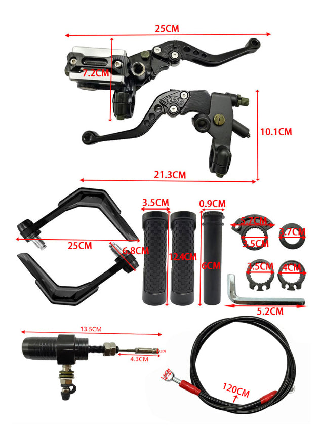 Accessoires de modification de moto Couverture de frein noir