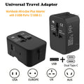 Adaptateur de voyage dans le monde entier tout en un adaptateur d'alimentation universelle prise de courant