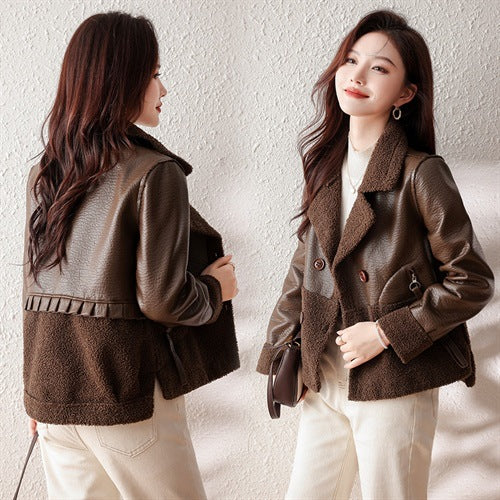 Manteau de fourrure d'hiver perdre plus de taille veste pour les femmes