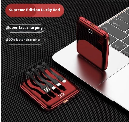 Charge grande capacité Super rapide avec câble Power Bank