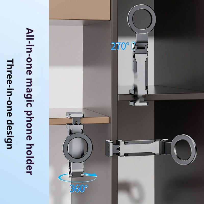 Support portable magnétique réglable