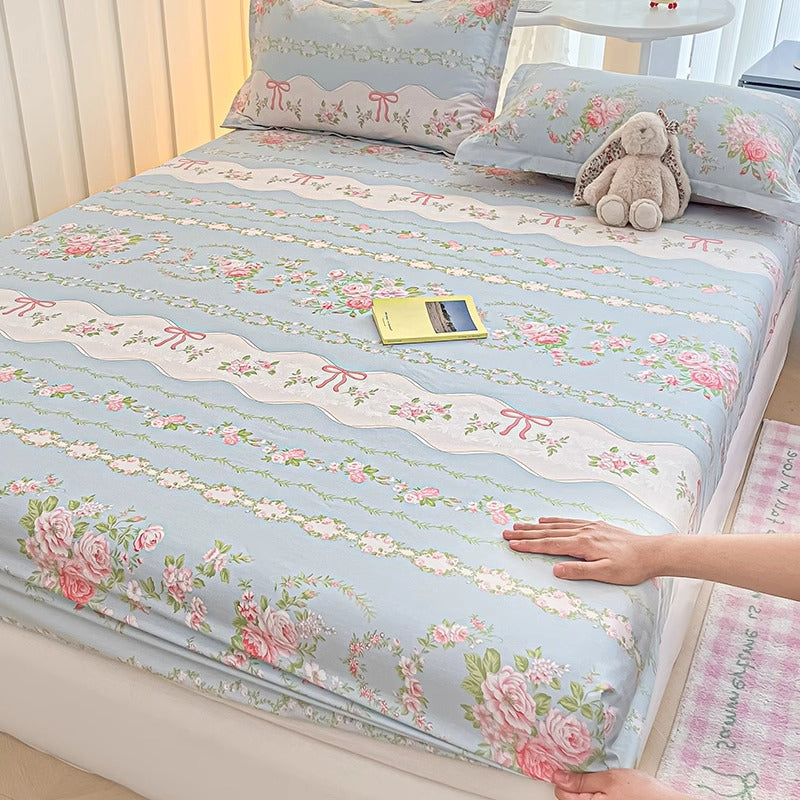 Cartoon Pure Cotton Fitted Sheet Une pièce