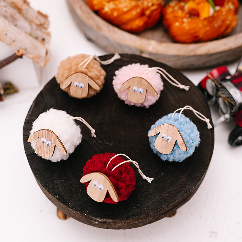 Pendentif de cerf de Noël Felt Pendentif créatif