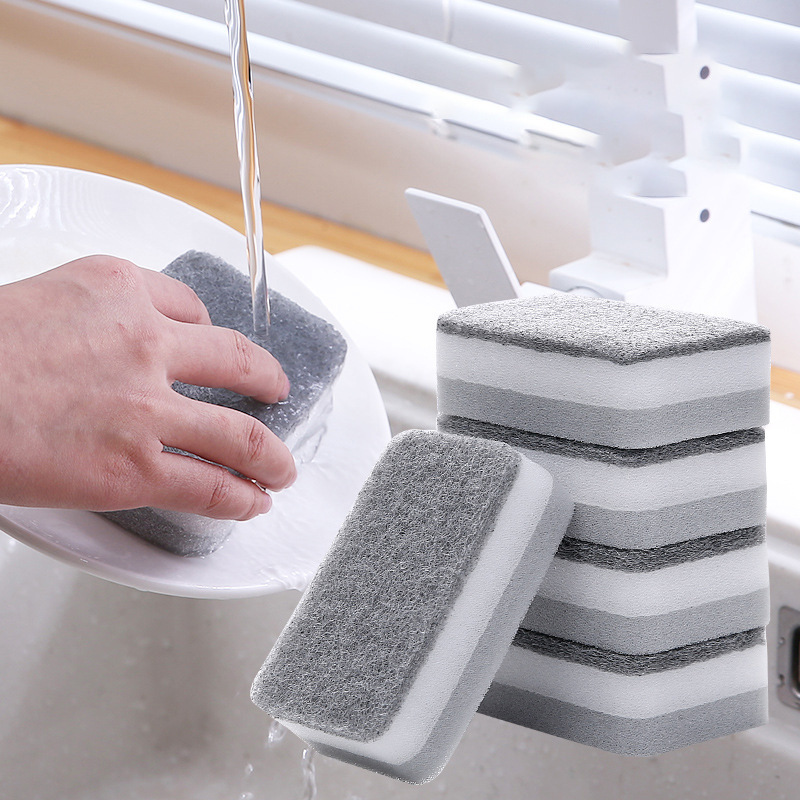 Gris éponge à trois couches essuie-glaces-5 pièces