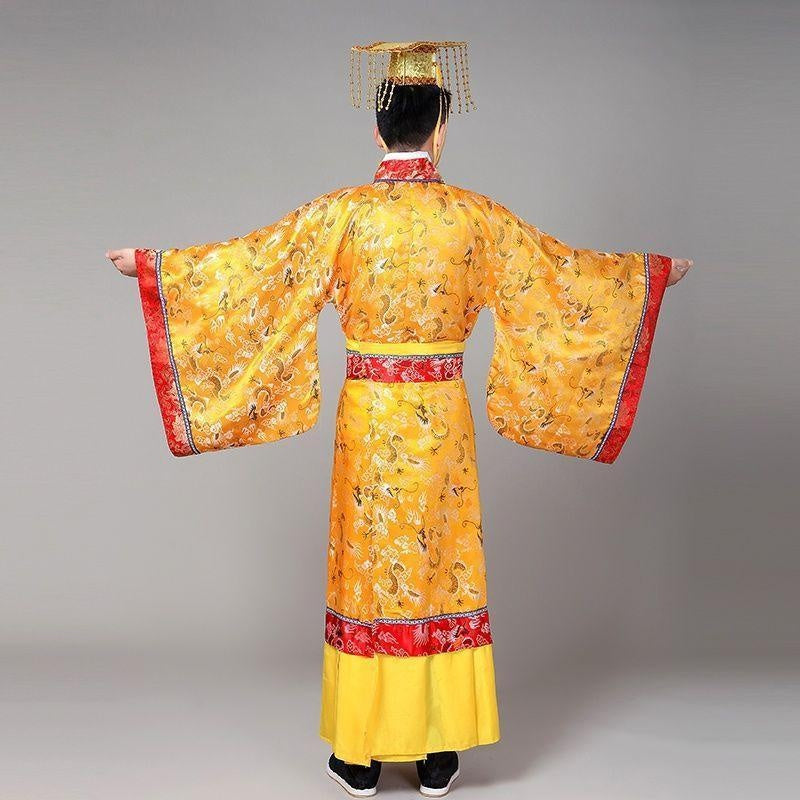 Costume antique de l'empereur de la dynastie Tang