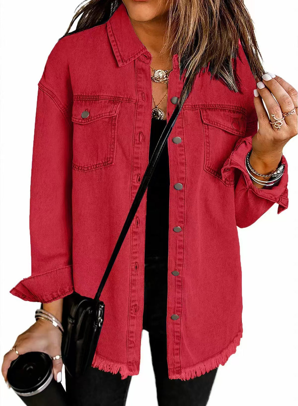 Veste Denim Lavée pour Femme