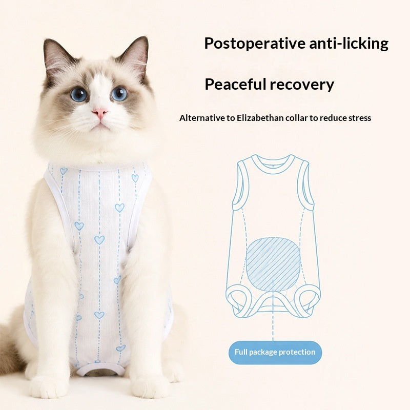 SpayNeuter Recovery Suit pour les chats Postpartum Respirant Pet Supplies