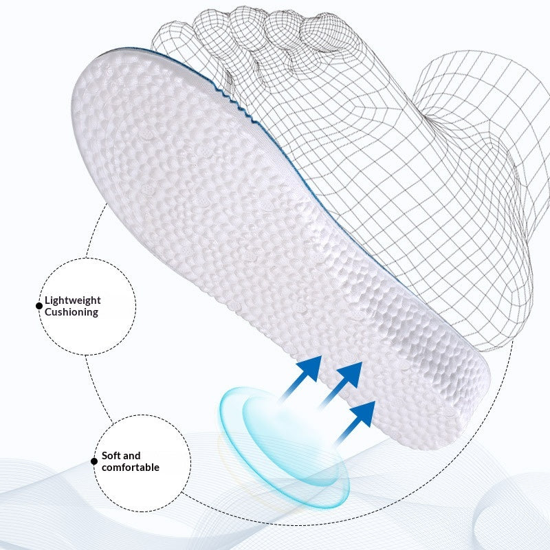 Hauteur Augmenter les semelles intérieures pour les hommes Coussin complet avec la base dure Pas d'effondrement