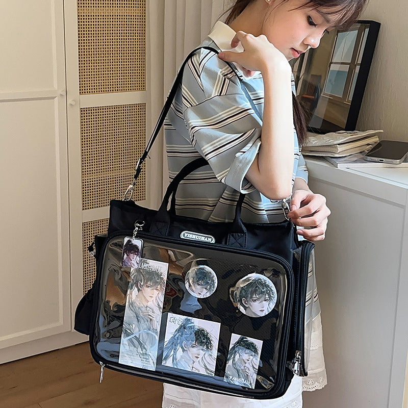 Sac à épaule portable pour étudiant multifonctionnel