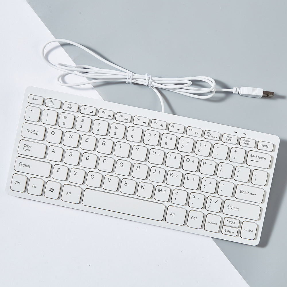 Ordinateur de bureau USB et bloc-notes Ordinateur Clavier filaire Mini Clavier sans bruit