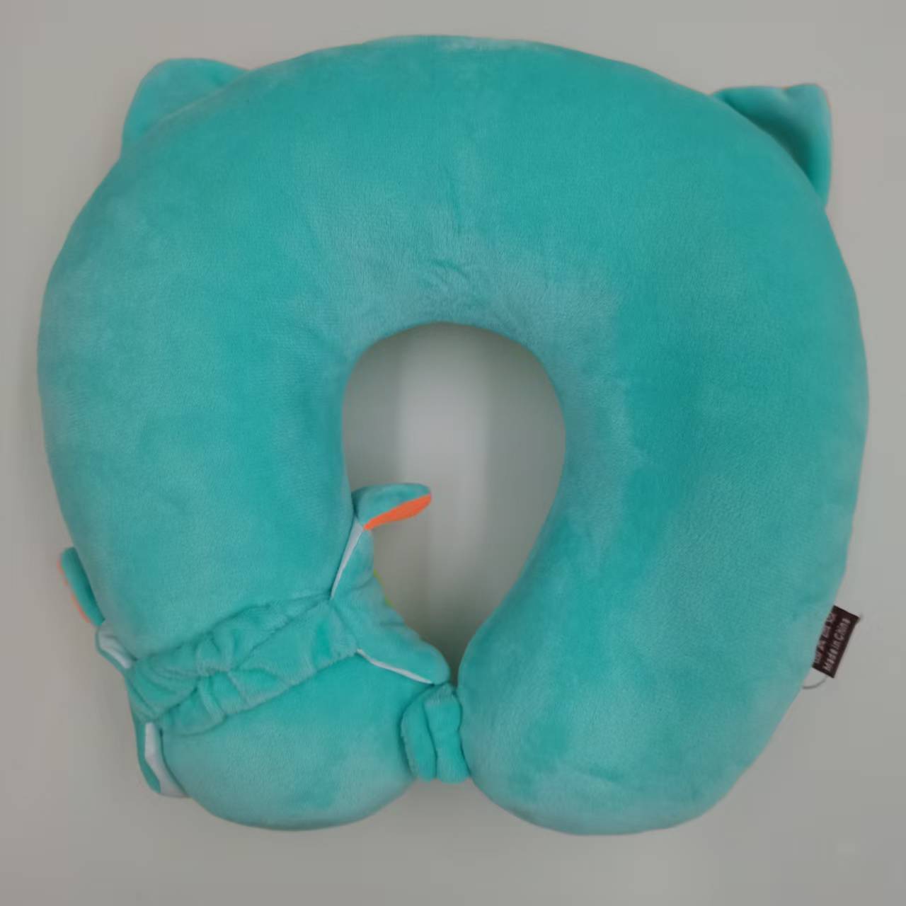 Cute Blue Owl UShaped Travel Cou Oreiller en peluche souple Cou Support Oreiller