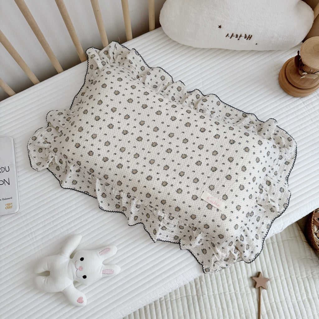 Coussin en coton floral de style coréen Gauze