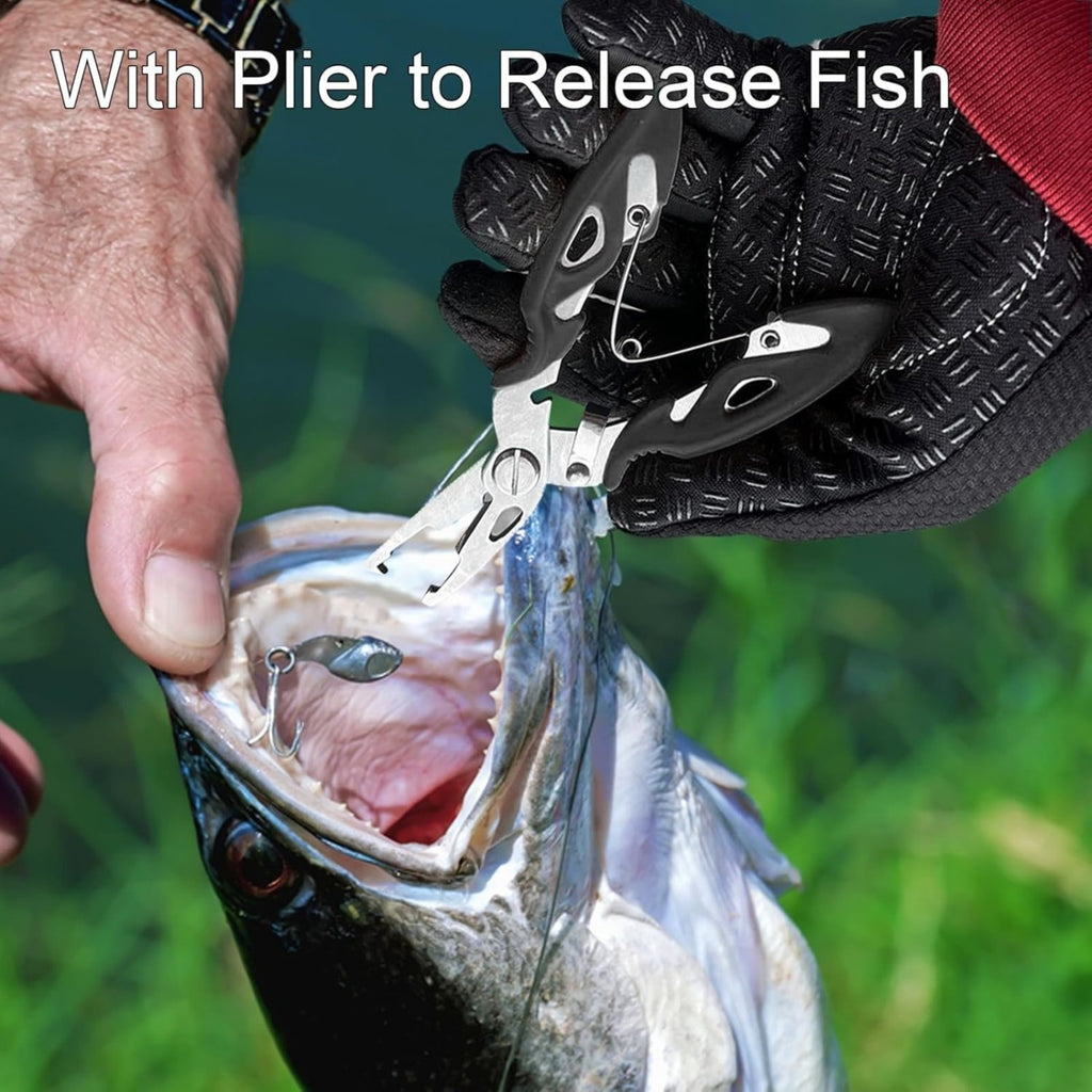 150-piéce de pêche au plomb S Set avec 8 tailles