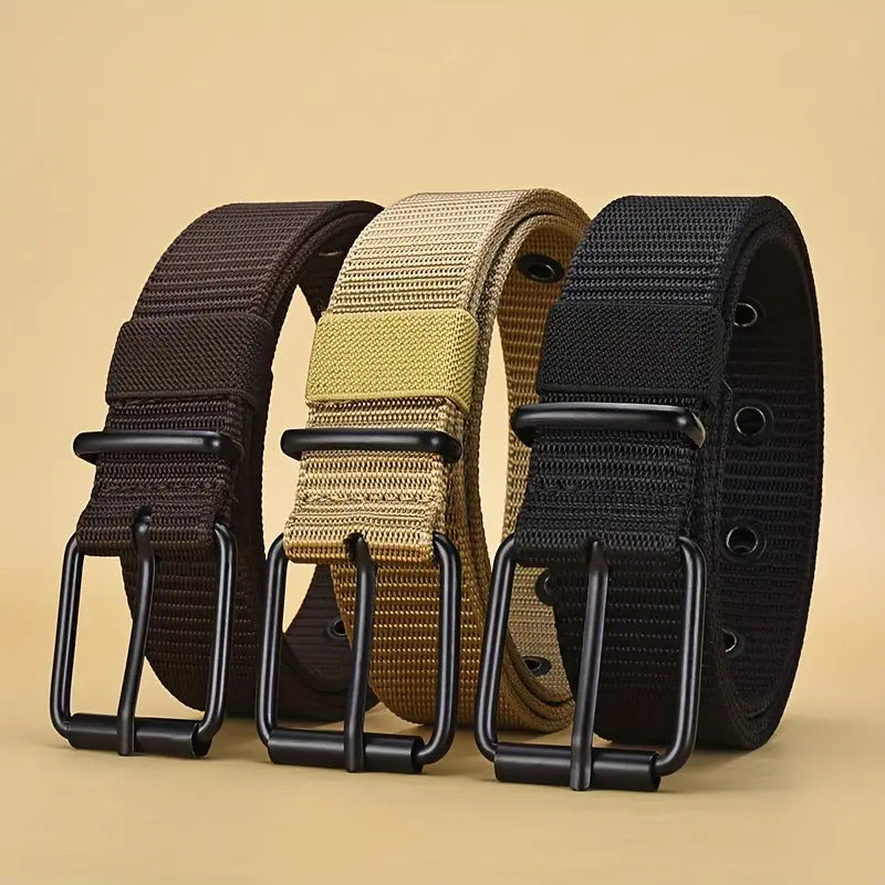 Ceinture de pantalons pour hommes en nylon tissé de mode