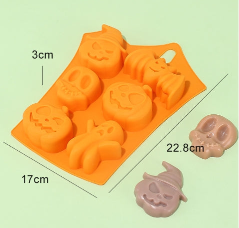 Ensemble de moule-orange de gâteau en silicone YH514/70g-1