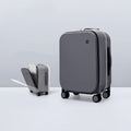 Ouverture avant de la planche 20 Valises en aluminium cadre