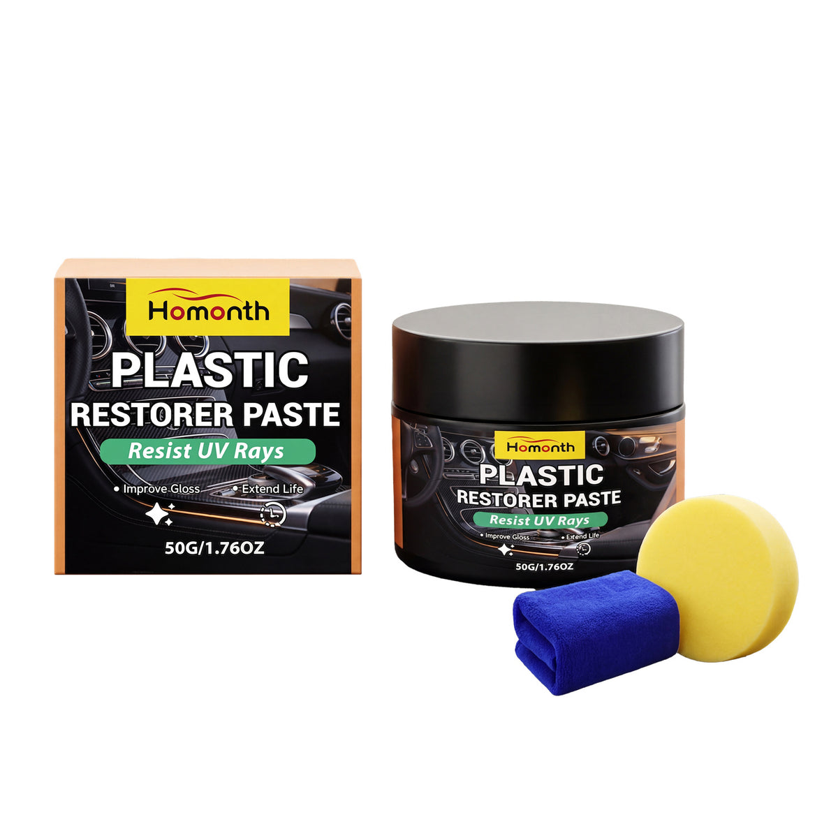 Plastic repair paste