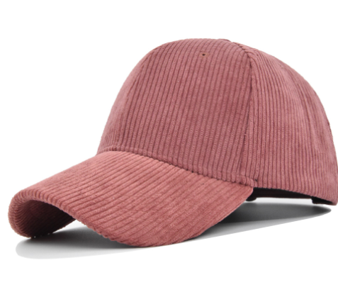 Visage polyvalent Petit Chapeau de Corduroy Courbé