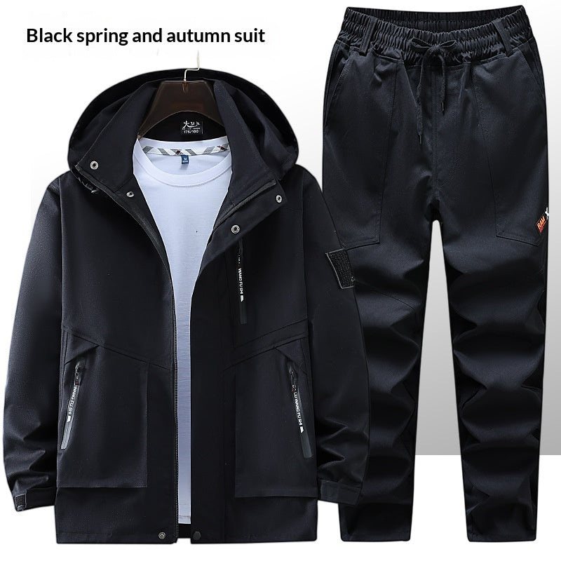 Ensemble de vestes d'alpinisme extérieur anti-vent pour hommes