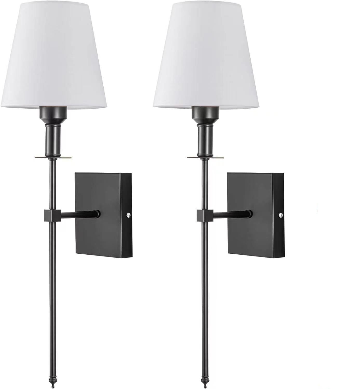 Arrivée Intérieur Mur Lampe Chambre Lit Lit Lumière de lecture
