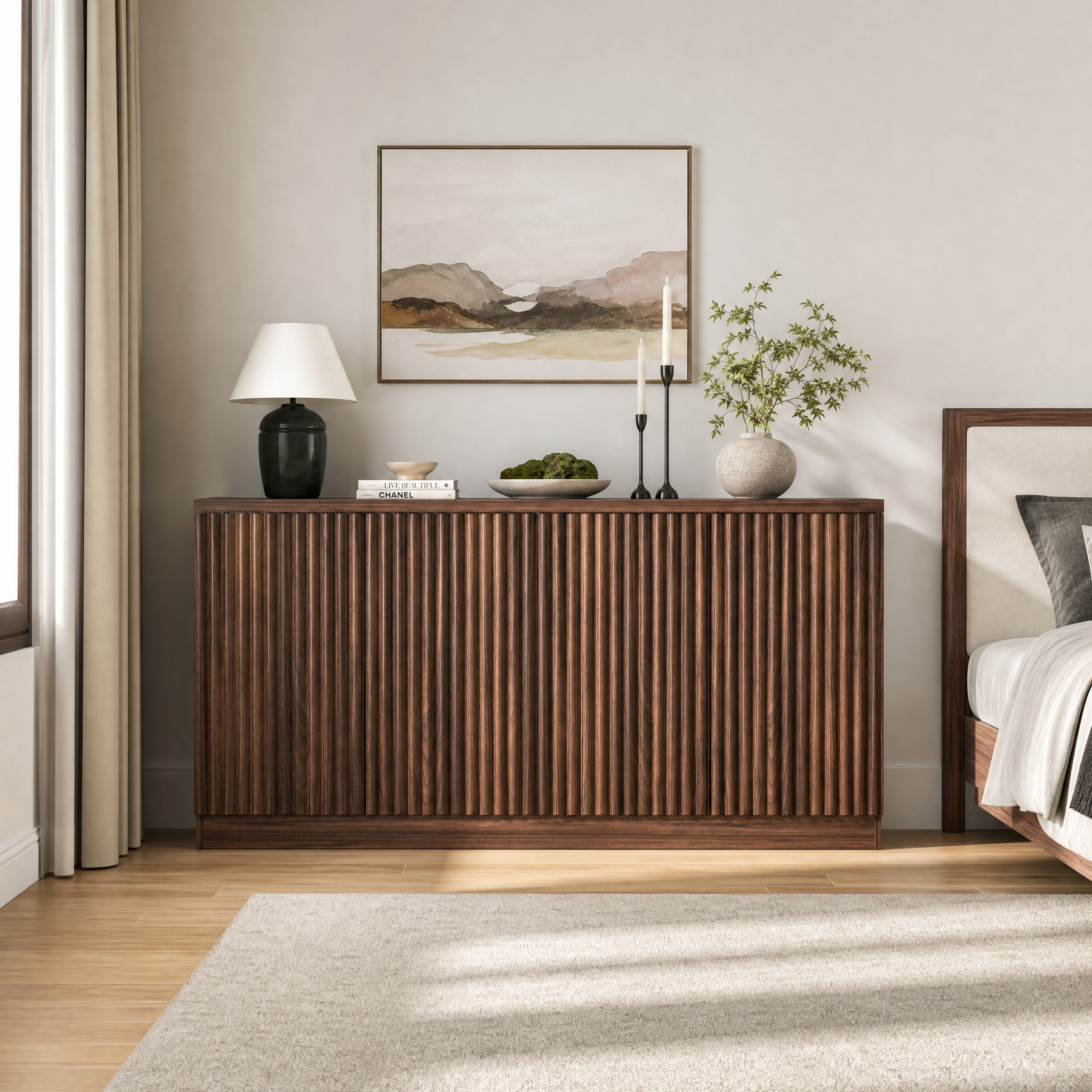 Armoire à buffet avec rangement