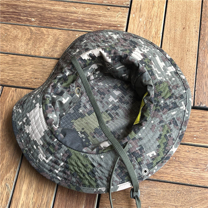 Chapeau Granite Camouflage Boonie avec un design tactique brim arrondi