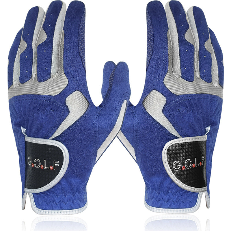 Tissu en microfibre avec particules antidérapantes Gants de golf respirants