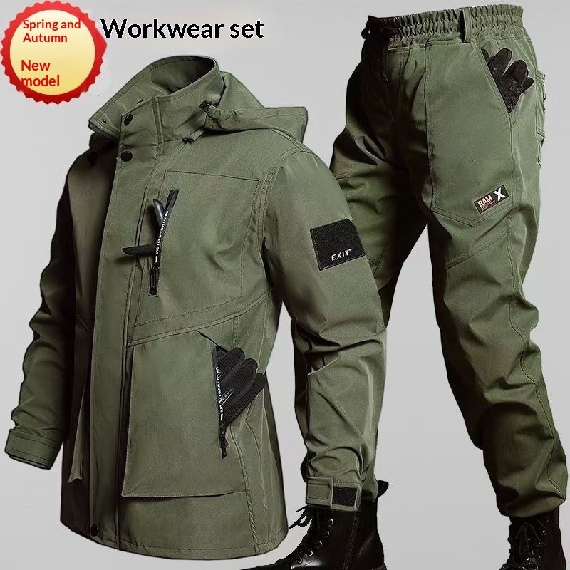 Ensemble de sports d'extérieur étanche pour hommes avec veste Hardshell