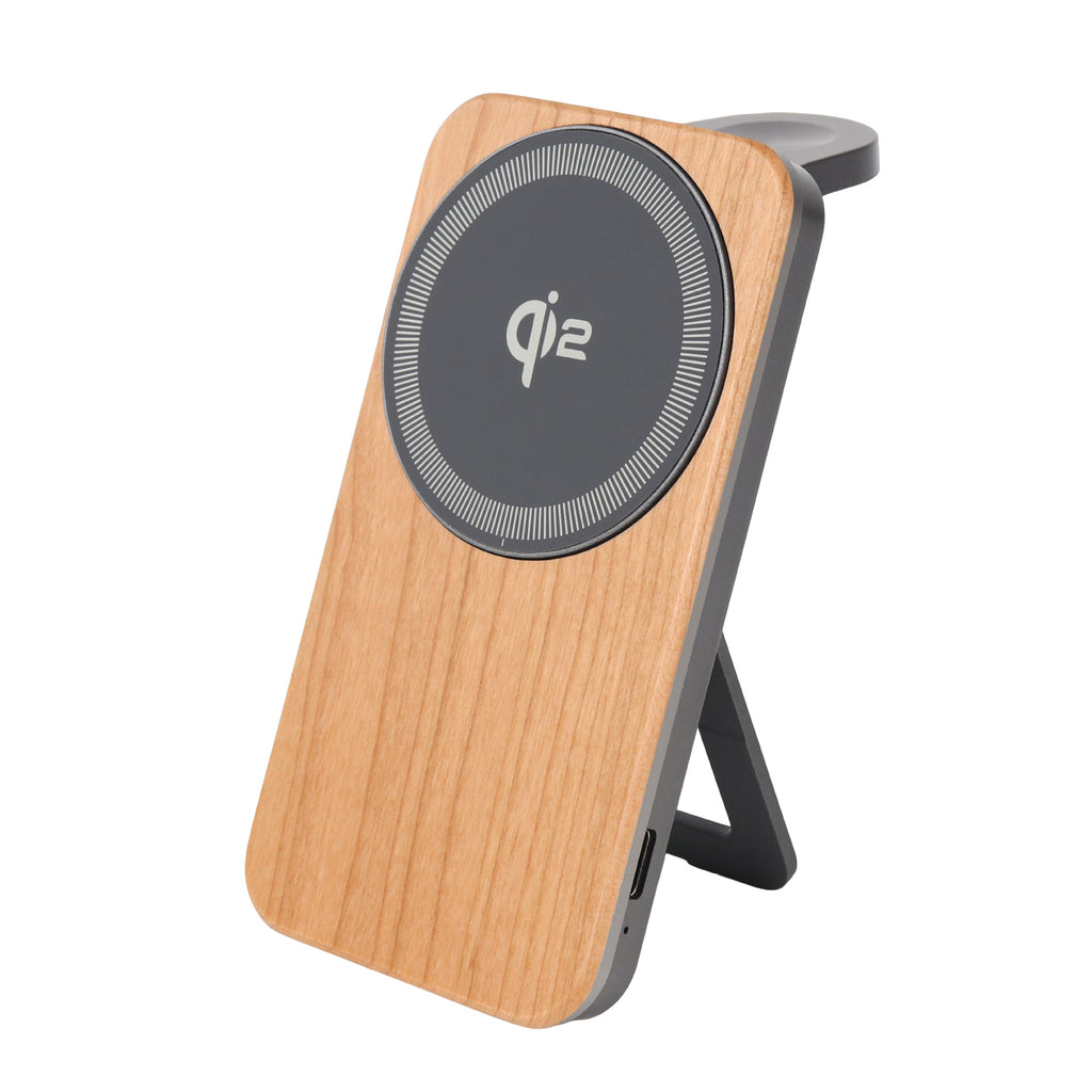 Chargeur magnétique de bureau pliable en alliage d'aluminium pour téléphones et Smartw