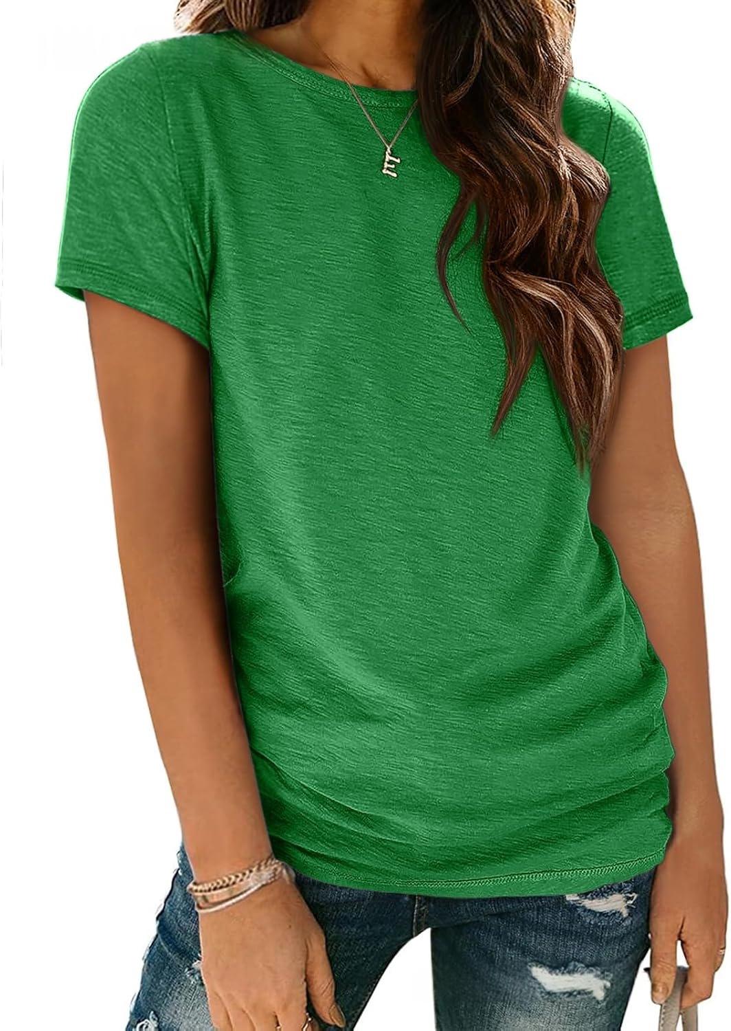 T-shirt pour femme T-shirt d'été Top manches courtes