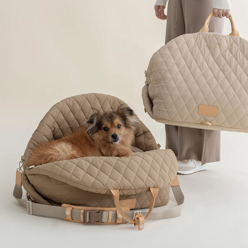 Transporteur pliable portatif pour chats