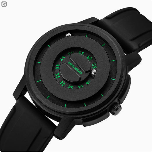 Marque Steel-band Sports Magnetic-levitation Silicone-ball Electronic Mens Watch