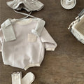 Vêtements de bébé Automne et d'hiver Vêtements garçons et filles Fashion Pocket Rib