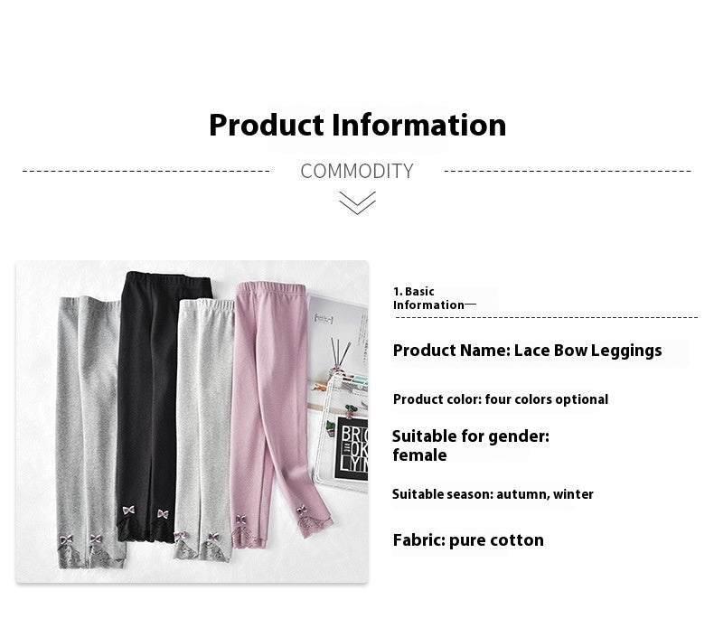 Leggings en coton porter des pantalons fille