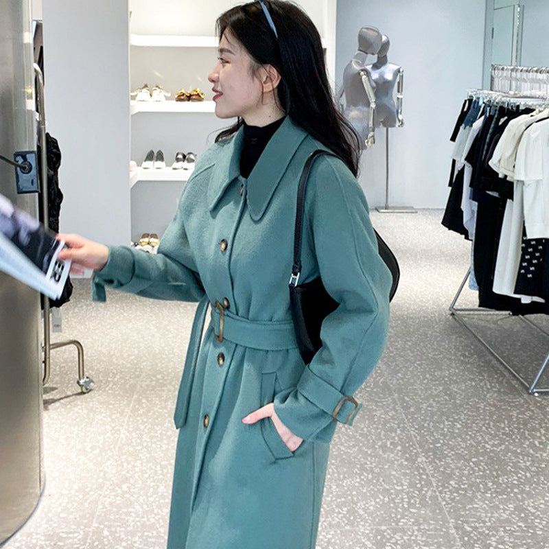 Manteau de laine à double face pour un véhicule élégant